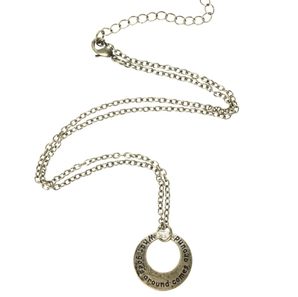 Hot Topic Jewelry - Hot Topic Lovesick Karma circle necklace